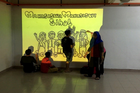 Lukisan Mural di Kolej Kediaman 2